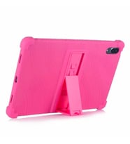 ALLY Lenovo Tab P11 Pro TB-J706 Standlı Silikon Kılıf Tablet Kılıfı (Fuşya)