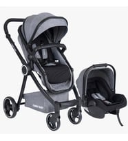 Tommybaby Toranto Black Vip Travel Sistem Bebek Arabası + Puset  (Gri)