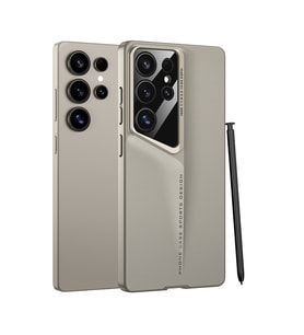 Vendas Galaxy S25 Ultra Kılıf Ultra İnce Kamera Korumalı Sert Rubber Zore Procase Kapak (Gold)