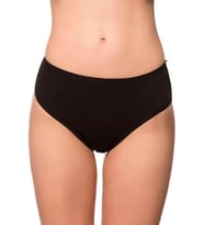 Aydoğan Kadın Pamuklu Likralı Bikini Slip Külot -12 Adet (Siyah)