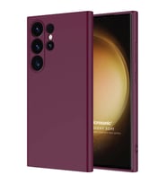 Microsonic Samsung Galaxy S24 Ultra Kılıf Groovy Soft Koyu Yeşil (Mor)