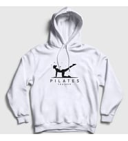 Presmono Unisex Beyaz Trainer Instructor Hediye Pilates Kapüşonlu Sweatshirt 514988tt (Beyaz)