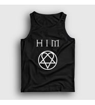 Presmono Unisex Sarı Logo Him Atlet 80748tt (Siyah)