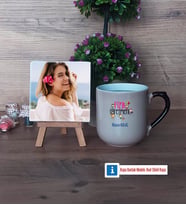 Fizik Öğretmeni Fotoğraflı Dekoratif Taş, Kupa Bardak Beyaz Hediye (Model 10)
