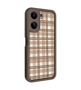 Xiaomi Mi 13T Pro Kılıf Kamera Korumalı Baskılı Arka Yüzey Klas Kılıf (Açık Kahverengi)