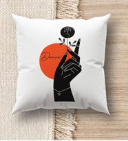 BK Gift Kişiye Özel İsimli Beyaz Kırlent Yastık, Ev Hediyesi, Ev Dekorasyonu, Dekoratif Hediye (Model 3)