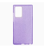 Galaxy Note 20 Ultra Kılıf Zore Shining Simli Silikon Kılıf (Mor)