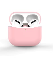 Ally Apple Airpods 3 için Ultra İnce Koruma Silikon Kulaklık Kılıfı (Pembe)