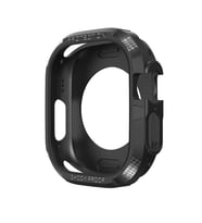 Apple Watch Ultra 49mm Silikon TPU Kasa Koruyucu Zore Watch Gard 17 (Siyah)