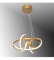 TT003-ESK TT Aydınlatma Sarmal Modeli Eskitme Boyalı Led Avize (Çok Renkli)