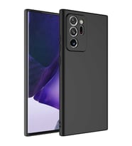 Samsung Galaxy Note 20 Ultra Kılıf İçi Kadife Lansman Kapak (Siyah)