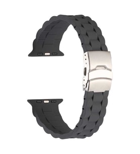 Apple Watch 38mm KRD-72 Silikon Kordon (Gri)