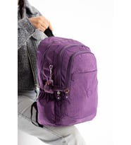 Su Geçirmez Kumaş Unisex Çanta  Yükseklik 40cm Genişlik 28cm (Mor)