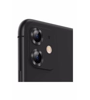 Logis Apple İphone 12 Renkli Kamera Lens Koruma Camı 2li (Siyah)
