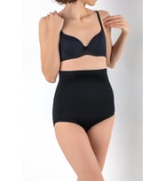 Kanz Yüksek Bel Çıtçıtlı Hamile Slip (Siyah)