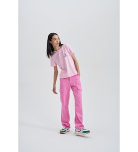 Beginning Composition Kadın Baskı T-Shirt (Pembe)