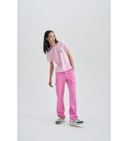 Beginning Composition Kadın Baskı T-Shirt (Pembe)