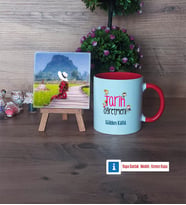 Tarih Öğretmeni Fotoğraflı Dekoratif Taş, Kupa Bardak Beyaz Hediye (Model 2)