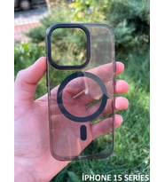 İphone 15 Hybrid Magsafe Animasyonlu Sararmaz Kılıf