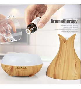 Ultrasonik Hava Nemlendirici Aromaterapi Difüzör Uçucu Yağ Mini Araba Ev Mist Maker Defuxiaomi (Bej)