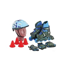 Sportica PTS-10 Çantalı Paten Seti (Mavi)