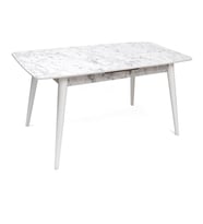 Zeren M02 Akıllı Yemek Masası, Büyüyen Yemek Masası, Sihirli Masa, MDF Yemek Masası 3 RENK (Beyaz-Gri)