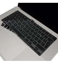 Macbook Air Pro Klavye Kılıfı UK(EU) İngilizce M1-M2-M3 A2681 A2941 A2442 A2485 A2992 A2991 (Renksiz)