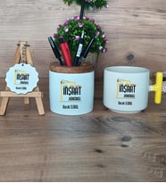 İnşaat Mühendisi Hediye Sepeti Kupa Bardak T Kulplu, Kalemlik ve Anahtarlık Mühendisler Günü Hediyesi  (Model 5)
