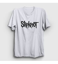 Presmono Unisex Sarı Slipknot T-Shirt 113071tt (Beyaz)