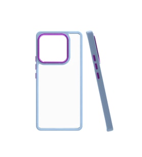 Xiaomi Mi 13 Pro Kılıf Flora Buton,Kenar Çevresi Renkli Kılıf (Lila)