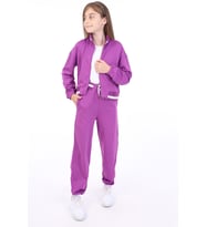 Toontoy Kız Çocuk Eşofman Takım (Mor)