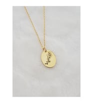 Doğum Çiçeği Kolye, Birth Flower Necklase (Mayıs - May) (Rose)
