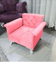 Chester Dekoratif Çocuk Koltuğu (Pembe)