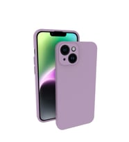 iPhone 14 Plus Kılıf Kamera Korumalı Silikon Rubber Arka Kapak (Lila)