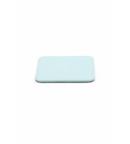 Bardak Altlığı Masaüstü Kare Cup Coaster Rainbow Vegan 11x11 cm (Su Yeşili)