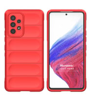 Microsonic Samsung Galaxy A53 5G Kılıf Oslo Prime Yeşil (Kırmızı)