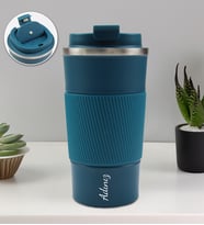Kişiye Özel 500 ML Çelik Termos (Mavi)