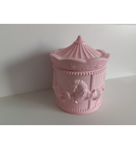 Zeylinart Atlı Karınca Dekoratif Pembe Mum (Pembe)