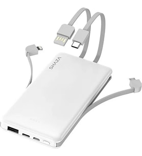 Shaza 10.000 Mah 4in1 Smart Chip Powerbank (Beyaz)
