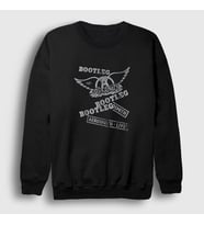 Presmono Unisex Beyaz Bootleg Aerosmith Sweatshirt 376938tt (Siyah)