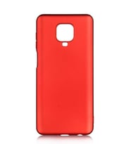 Xiaomi Redmi Note 9 Pro Kılıf Kamera Çıkıntılı Soft Silikon (Kırmızı)
