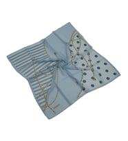 Mısırlı Eşarpları Vual Twill Eşarp (Açık Mavi)