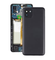 Samsung Galaxy A03 Arka Pil Batarya Kapağı SM-A035F (Siyah)