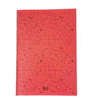 40 Yaprak Çizgili Defter Plastik Kapak A-4 1 Adet PP Kapak Büyük Boy Kareli Defter 40 Sayfa A4 Desenli Kapak (Pembe)