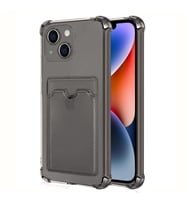 Microsonic Apple iPhone 15 Card Slot Shock Kılıf Füme (Füme)