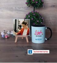 Öğretmenler Günü Hediyesi Fotoğraflı Dekoratif Taş, Kupa Bardak Beyaz Hediye (Model 11)