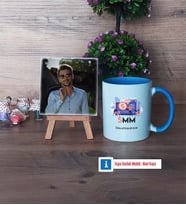 Mali Müşavir Fotoğraflı Dekoratif Taş, Kupa Bardak Beyaz HediyeMuhasebeciler Günü Hediyesi (Model 4)