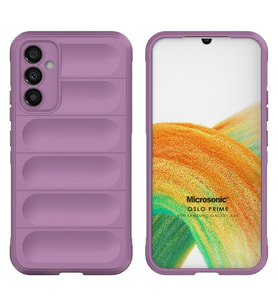 Microsonic Samsung Galaxy M34 5G Kılıf Oslo Prime Yeşil (Lila)