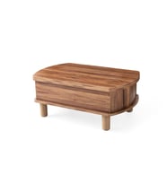 Leydi 5 Kademeli Oval Akıllı Sihirli Orta Sehpa 599 60x90 (Ceviz)