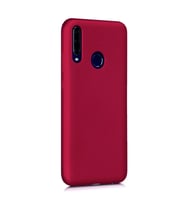 General Mobile GM 10 Kılıf Kamera Korumalı Silikon Rubber Arka Kapak (Kırmızı)